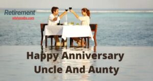 anniversary wish for aunty uncle