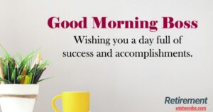 good morning wishes for boss