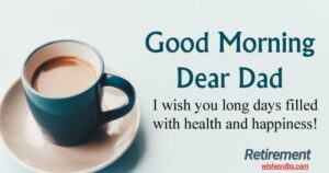 good morning wishes for dad